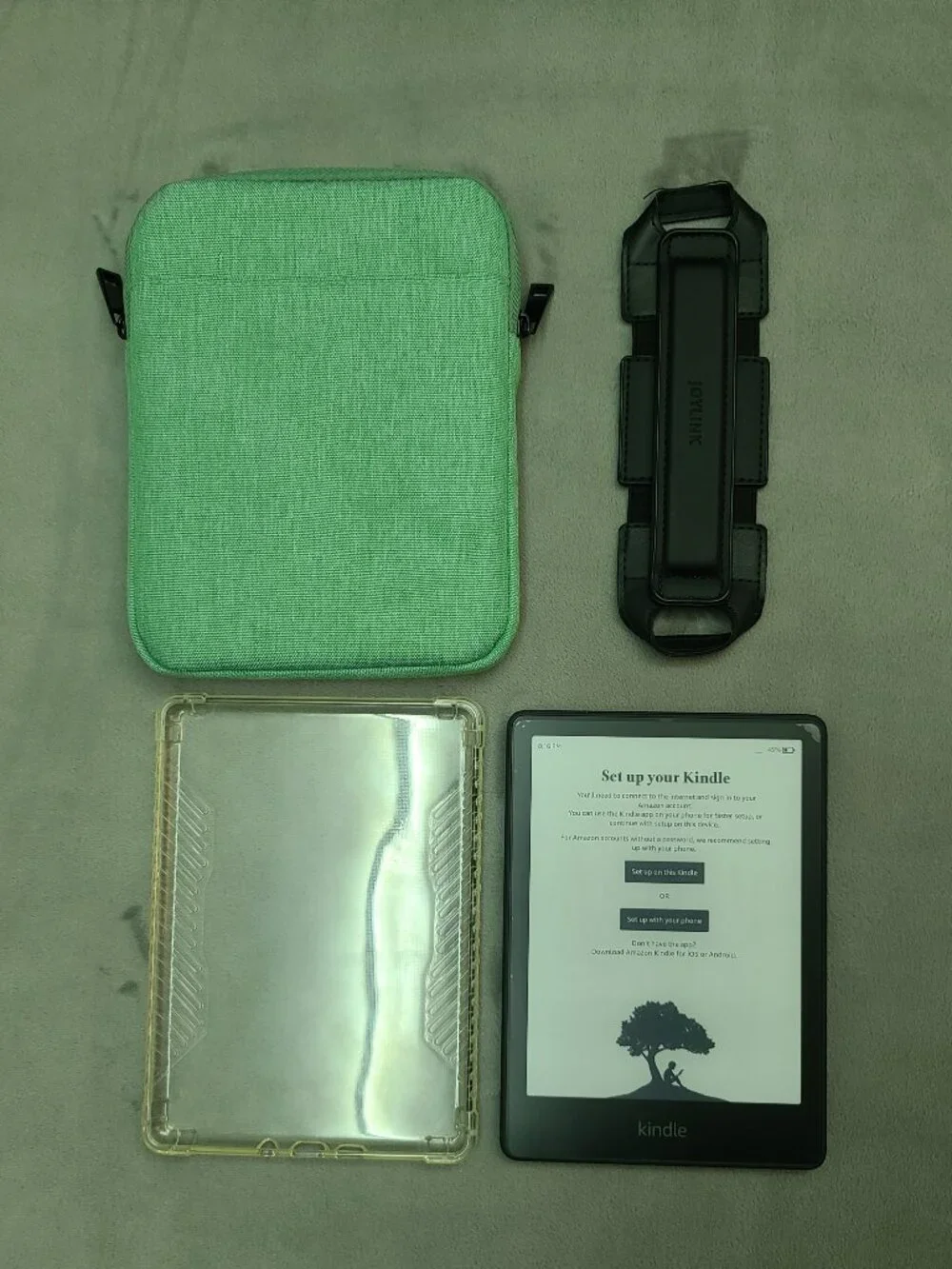 Kindle Paperwhite Signature Edition 32GB 11th Gen Bundle Cases Strap Like New